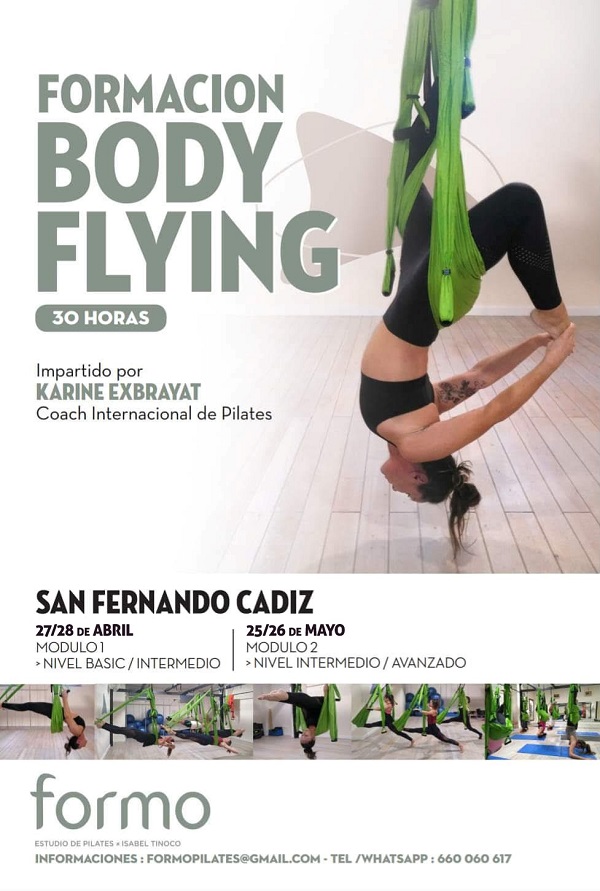 Bodyflying 1 - Formación Body Flying. Certificación Aereo Pilates