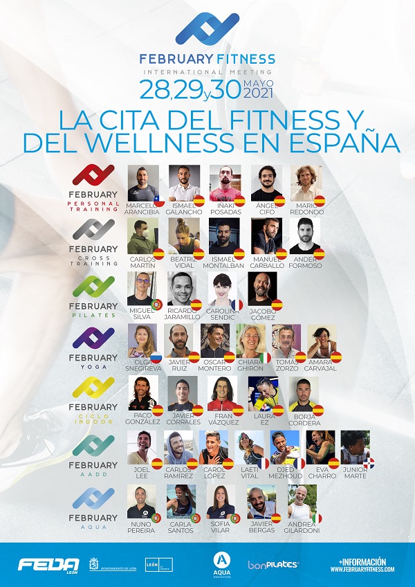 February Fitness Cartel 2021 - XV Edición de February Fitness