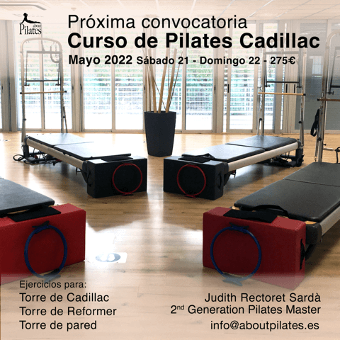 Judith Rectoret Cadillac Mayo2022 - Curso de Pilates Cadillac en Barcelona 21 y 22 mayo